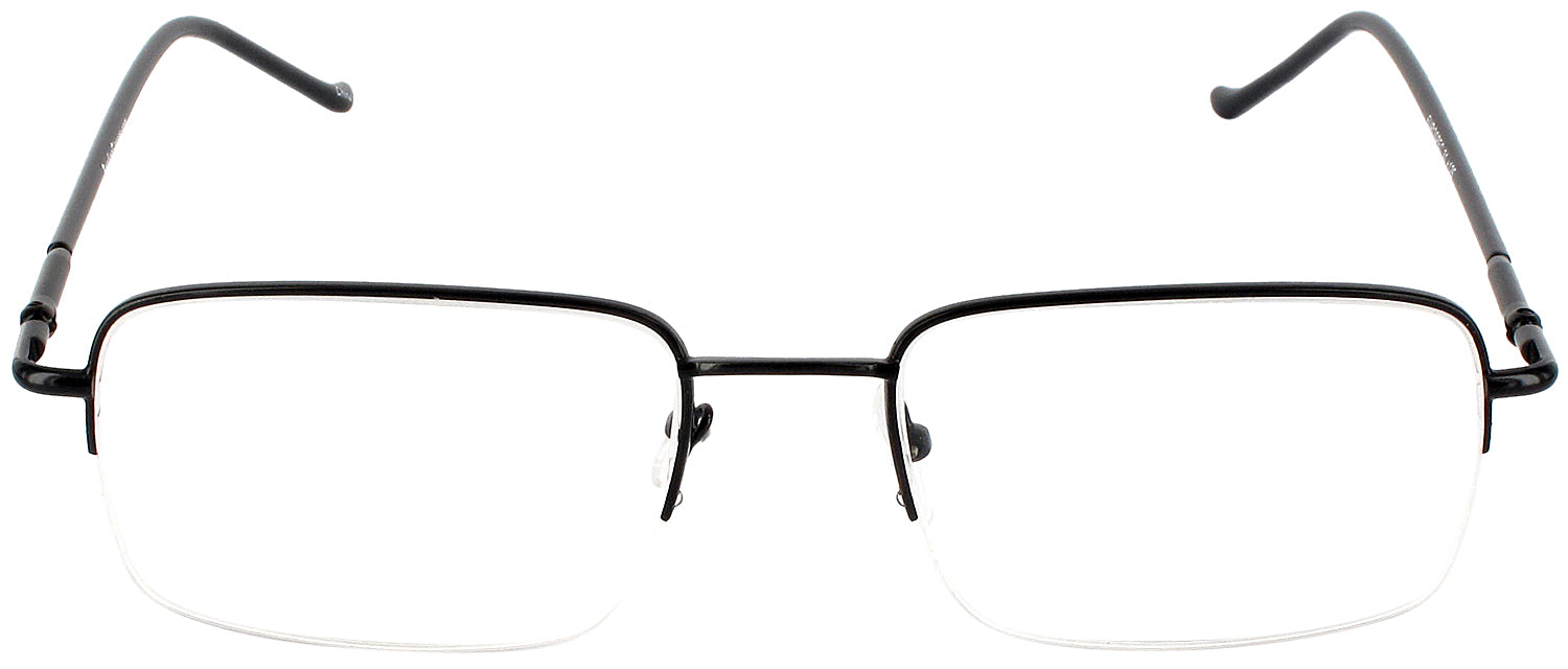 Men's SemiRimless Wide Frames