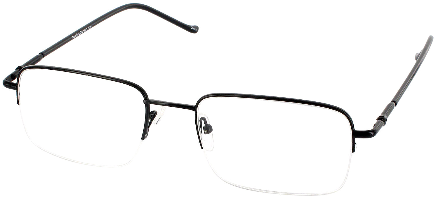 Men's SemiRimless Wide Frames