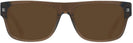 Rectangle Brown/tortoise Zegna EZ0088 Progressive No Line Reading Sunglasses View #2