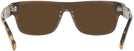 Rectangle Brown/tortoise Zegna EZ0088 Progressive No Line Reading Sunglasses View #4