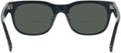 Square Black Zegna EZ0101 Bifocal Reading Sunglasses View #4