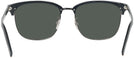Square Black/silver Zegna EZ0143-D Progressive No Line Reading Sunglasses View #4