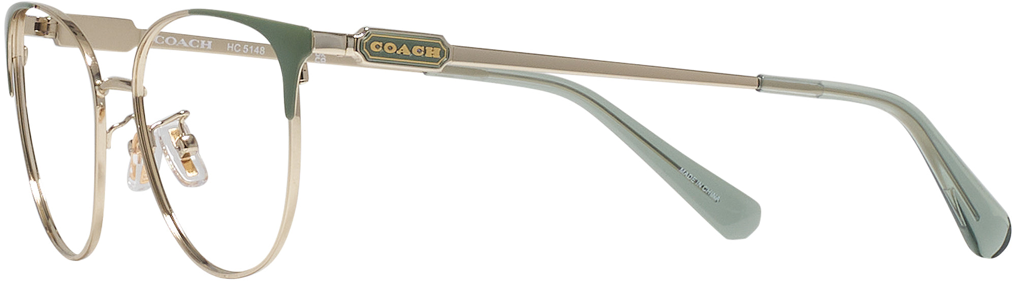 Where are coach glasses online made