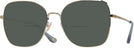 Oversized,Square Shiny Light Gold Coach 7133 Bifocal Reading Sunglasses View #1