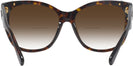 Oversized,Square Dark Tortoise Coach 8244 w/ Gradient Bifocal Reading Sunglasses View #4