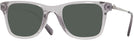 Square Transparent Grey Glitter Coach 8279U Progressive No Line Reading Sunglasses View #1