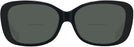 Rectangle Black Coach 8286 Bifocal Reading Sunglasses View #2
