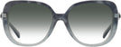 Oversized Grey Tortoise Coach 8320 w/ Gradient Progressive No-Line Reading Sunglasses View #2