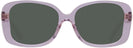 Oversized Transparent Lilac Coach 8334U Progressive No Line Reading Sunglasses View #2