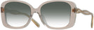 Oversized Transparent Grey Coach 8334U w/ Gradient Progressive No Line Reading Sunglasses View #1