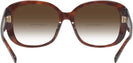 Butterfly Caramel Tortoise Coach 8363U w/ Gradient Bifocal Reading Sunglasses View #4