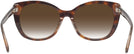 Cat Eye Tortoise/transparent Beige Coach 8365U w/ Gradient Progressive No-Line Reading Sunglasses View #4