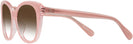 Cat Eye Milky Pink/transparent Pink Coach 8365U w/ Gradient Progressive No-Line Reading Sunglasses View #3