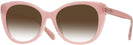 Cat Eye Milky Pink/transparent Pink Coach 8365U w/ Gradient Progressive No-Line Reading Sunglasses View #1