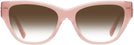 Cat Eye Milky Pink/transparent Pink Coach 8370U Sunglasses View #2
