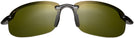 Rectangle Smoke / HT Lens Maui Jim HT Ho&#39;okipa Bifocal Reading Sunglasses View #2