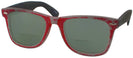Wayfarer Distressed Red Big Sur Bifocal Reading Sunglasses View #1