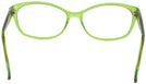 Rectangle Green Crystal Eye Q Single Vision Full Frame View #4