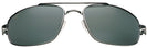 Rectangle Gunmetal / Grey Lens Maui Jim Kahuna 162 Bifocal Reading Sunglasses View #2