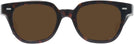Square Classic Tortoise Kala 8mm Progressive No-Line Reading Sunglasses View #2