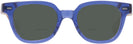 Square Translucent Blue Kala 8mm Bifocal Reading Sunglasses View #2