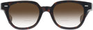 Square Classic Tortoise Kala 8mm w/ Gradient Bifocal Reading Sunglasses View #2