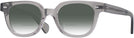 Square Translucent Gray Kala 8mm w/ Gradient Bifocal Reading Sunglasses View #1