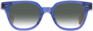 Square Translucent Blue Kala 8mm w/ Gradient Bifocal Reading Sunglasses View #2