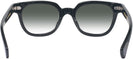 Square Black Kala 8mm w/ Gradient Progressive No-Line Reading Sunglasses View #4