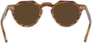 Round Honey Brown Kala Arty Progressive No-Line Reading Sunglasses View #4