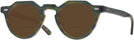 Round Green/yellow Kala Arty Bifocal Reading Sunglasses View #1