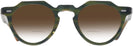 Round Green/yellow Kala Arty w/ Gradient Bifocal Reading Sunglasses View #2