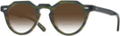 Round Green/yellow Kala Arty w/ Gradient Bifocal Reading Sunglasses View #1