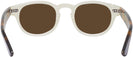 Round Champagne Kala Kalifornia Progressive No-Line Reading Sunglasses View #4
