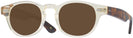 Round Champagne Kala Kalifornia Progressive No-Line Reading Sunglasses View #1