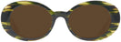 Oval Amazon Green Kala Sunflower Progressive No-Line Reading Sunglasses View #2