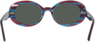 Oval Purple Blue Stripes Kala Sunflower Progressive No-Line Reading Sunglasses View #4