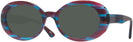 Oval Purple Blue Stripes Kala Sunflower Progressive No-Line Reading Sunglasses View #1