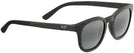 Round Matte Aquamarine Wood Grain/Grey Lens Maui Jim Koko Head 737 Bifocal Reading Sunglasses View #1