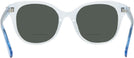 Square Blue Crystal Kate Spade Bianka-G-S Bifocal Reading Sunglasses View #4