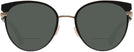 Cat Eye Black Kate Spade Janalee-S Bifocal Reading Sunglasses View #2