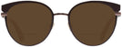 Cat Eye Brown Havana Kate Spade Janalee-S Bifocal Reading Sunglasses View #2