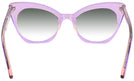 Cat Eye Crystal Lavender Millicent Bryce 166 w/ Gradient Progressive No-Line Reading Sunglasses View #4