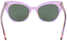 Cat Eye Crystal Lavender Millicent Bryce 166 Progressive No Line Reading Sunglasses View #4