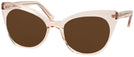 Cat Eye Crystal Peach Millicent Bryce 166 Progressive No Line Reading Sunglasses View #1