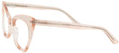 Cat Eye Crystal Peach Millicent Bryce 166 Progressive No-Lines View #3