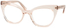 Cat Eye Crystal Peach Millicent Bryce 166 Progressive No-Lines View #1