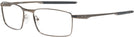 Rectangle Pewter Oakley OX3227 Fuller Progressive No-Lines View #1