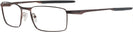 Rectangle Brushed Grenache Oakley OX3227 Fuller Single Vision Full Frame View #1