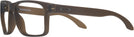 Square Brown Smoke Oakley OX8156 Holbrook RX Single Vision Full Frame View #3